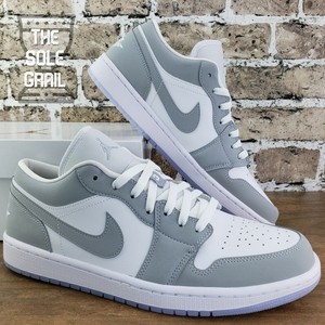 Nike Air Jordan 1 Low Wolf Grey White 21 Dc0774 105 Women S Size 10 Men S 8 5 Ebay