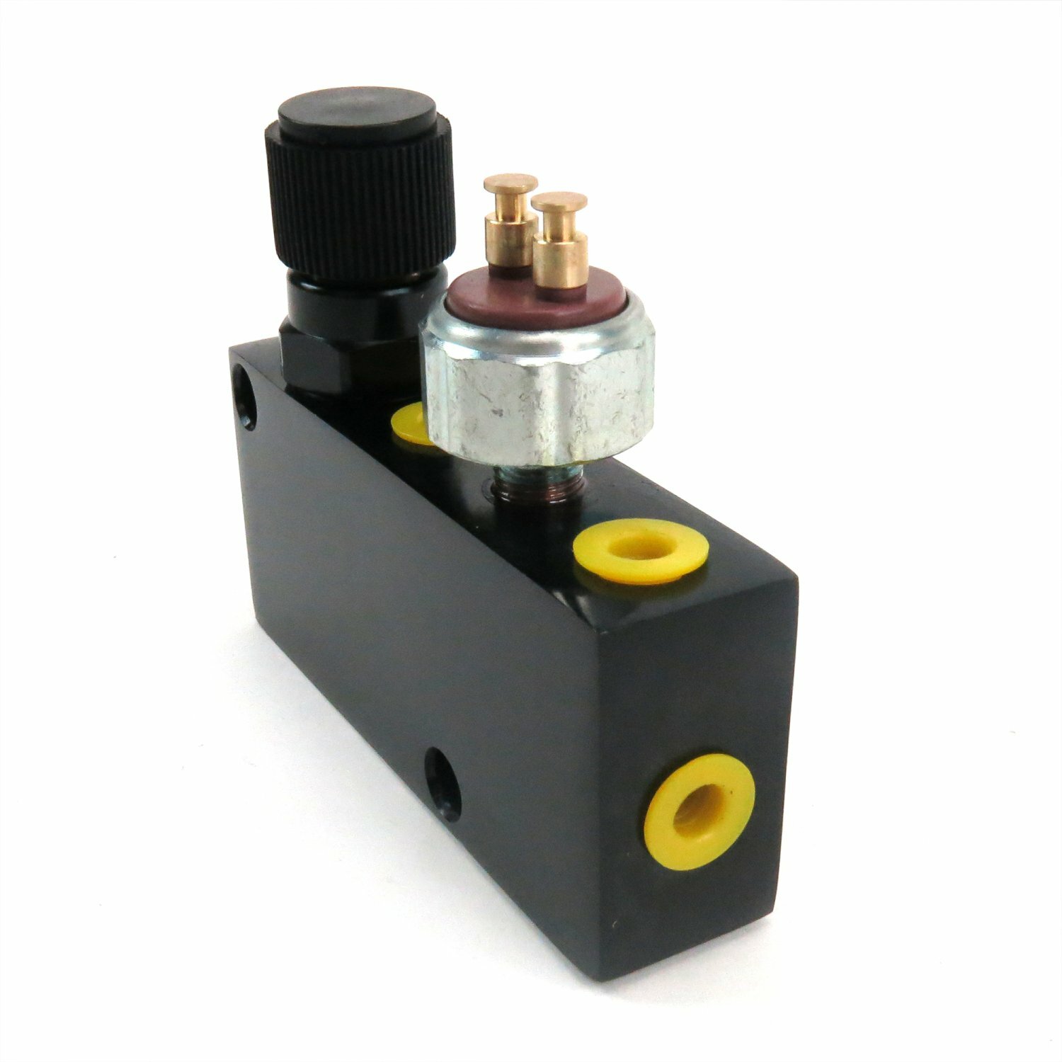Black Adjustable Proportioning Valve Kit – Bottom Mount, Fits Disc/Drum Vehicles