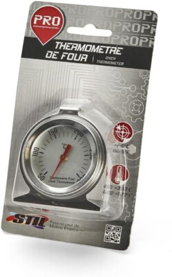 DE BUYER Backofenthermometer EDELSTAHL 4885.01 Backen +50+300° Passt auf den Grill