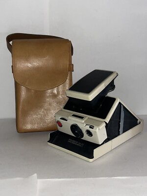 Polaroid SX-70 Land Camera Model White Folding Instant Film