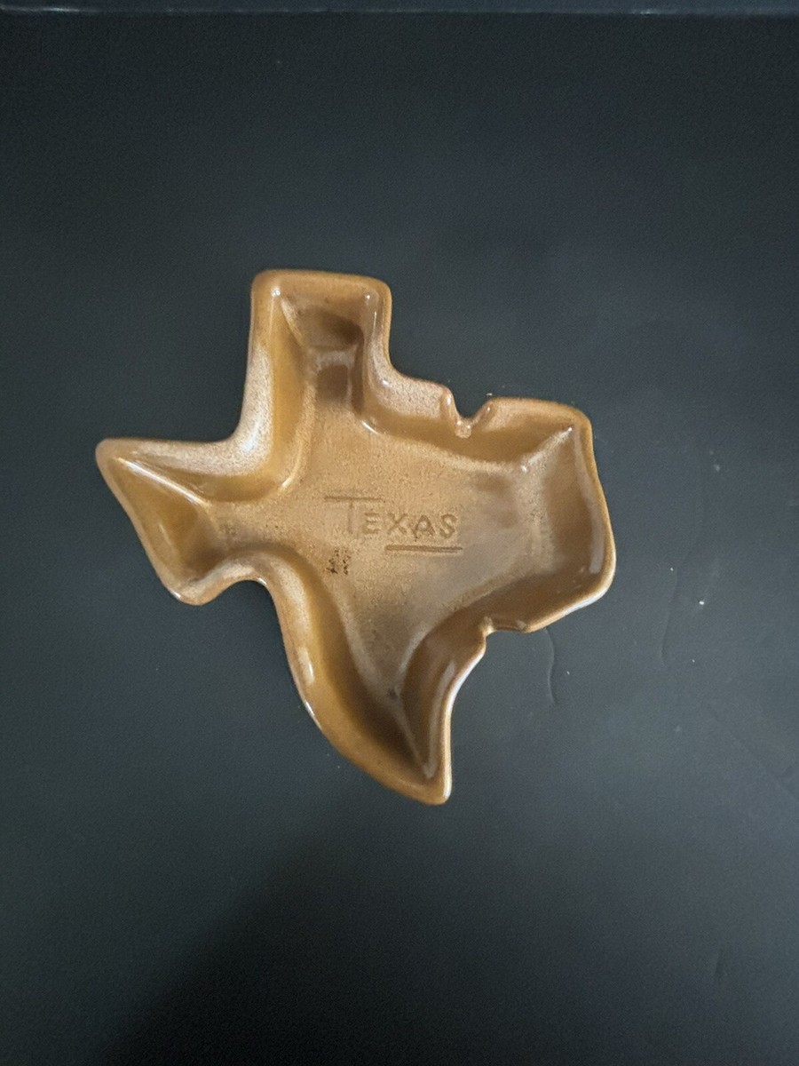 Vintage Frankoma Pottery Texas State Ashtray #459 | eBay