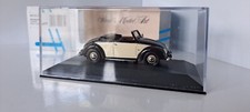 VW COCCINELLE HEBMULLER CABRIOLET  NOIR ET CREME MINICHAMPS 052131 N/BOITE 1/43