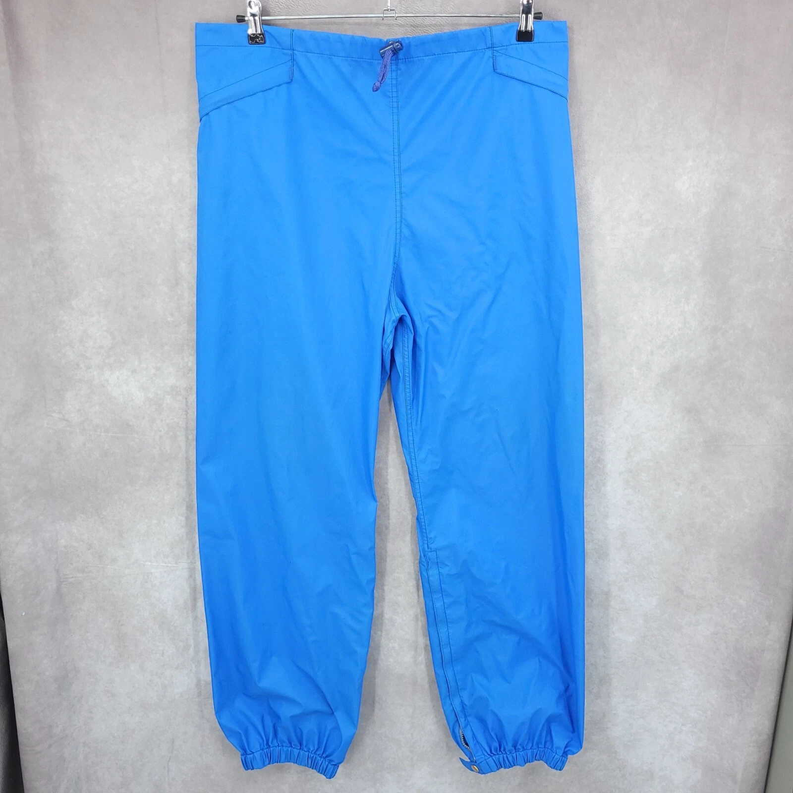 Vintage Sierrawest Gore Tex Waterproof Pants Mens Large Blue Ski Fish Boat
