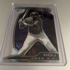 2022 Panini Chronicles TITAN Jose Siri RC #14! HYPER PRIZM SP #'d 098/299 (B1)