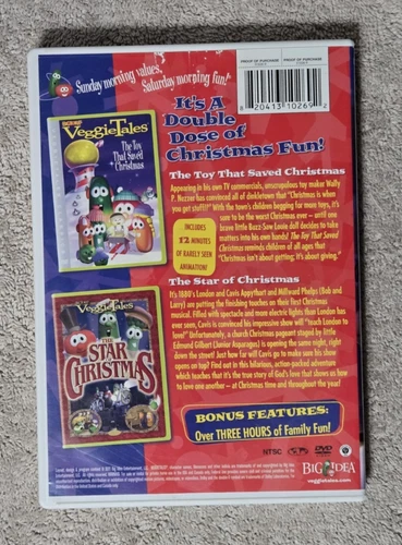 VEGGIETALES - HOLIDAY DBL FEATURE - STAR OF CHRISTMAS - TOY THAT SAVED CHRISTMAS - Picture 2 of 3