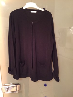 delicate love Strickjacke Schwarz Gr. S