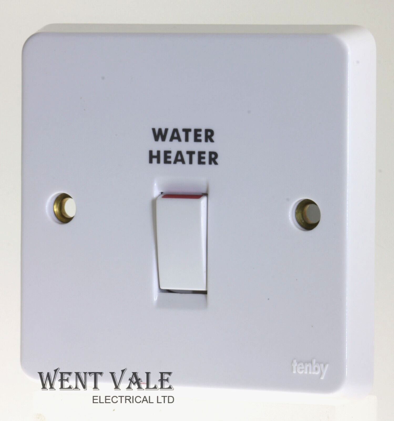 Tenby-Legrand - 7360 46 - 20a Double Pole Switch Printed 'Water Heater'