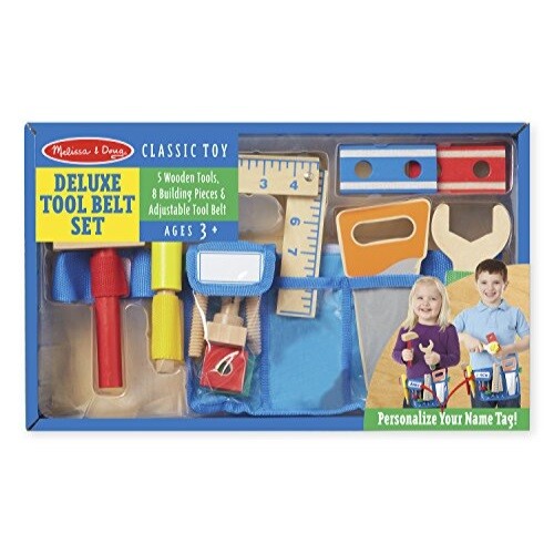 melissa and doug deluxe tool belt set