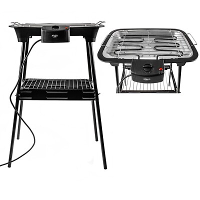 Elektrischer BBQ 2in1 Tischplatte & freistehend 2400W Innengrill Grill Grill Outdoor