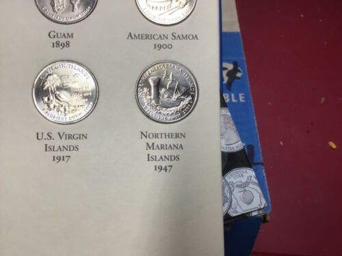 2009-P or D WASHINGTON DC AND US TERRITORIES QUARTER 6 COIN SET UNCIRCULATED - Picture 3 of 3