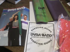 NEW Dyna-Band Resistance Fitness Band Exerciser Set Of 3 Diff Bands Instructions