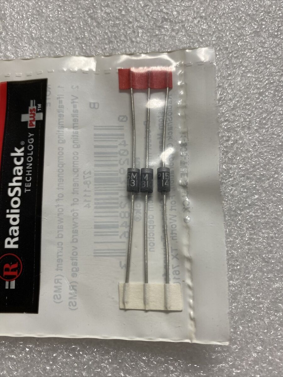 Silicon Rectifier Diodes RadioShack 276-1114 1.5a 1000v for Silicon Rectifier Diodes RadioShack 276-1114 1.5a 1000v for