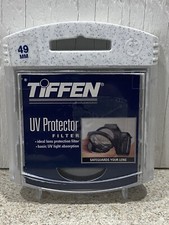 Tiffen UV Protector Lens Filter For Camera 49mm - Never Used - Hard Case