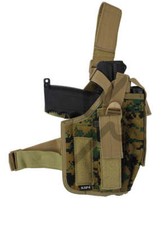 Fondina grande per pistola - gamba a goccia - mano destra softair / paintball