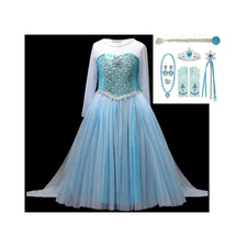 Elsa Frozen Birthday Dress and Gift Set