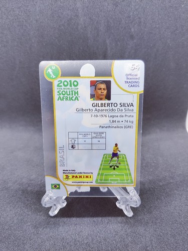 2010 Panini Premium World Cup Gilberto Silva Acetate Insert - Picture 2 of 2