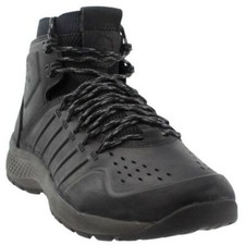 TIMBERLAND MEN'S FLYROAM MID TRAIL BOOT (TB0A1NZ9, Black, Water Repellant, Soft)