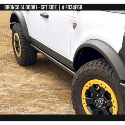 Broncoページ 2021-26 Ford Bronco 4-Door Side Folding Ladder - WORKS WITH OEM