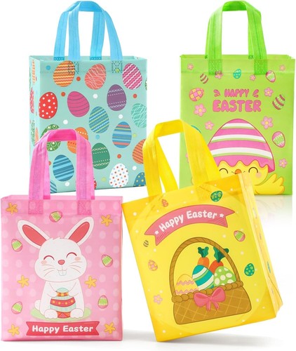 Eco-Friendly Reusable Easter Bags - 48 Non-Woven Gift Bags for Celebrations - Picture 3 of 9