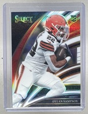 Dylan Sampson 2025 Panini Select #255 White Prizm Club Level Rookie RC /35