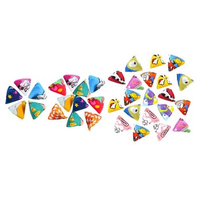 Mini Sitzsäcke, Mini Cornhole Bags, dreieckig, Outdoor Sport Party Spiel,
