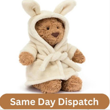 Jelly cat Bartholomew Bathrobe Bear Plush Plushie Doll Soft Stuffed Animal Gift