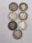 Barber Dimes Lot Of 7 P-D-S Mints 1910-To 1914 Nice Mix Lot #79