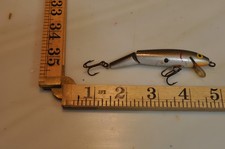 Rebel Minnow 3 1/2" Silver Broke Back  Floater , used see pictures for more info
