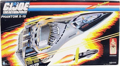 G.I.JOE - 1988 - Phantom X-19 Stealth Fighter & Ace