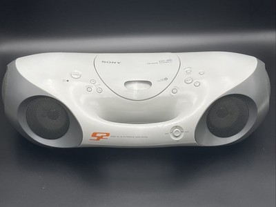 Sony S2 ZS-X10 Personal Audio Radio CD-R/RW MegaBass Boombox AM FM Tested
