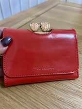 Ted Baker - Matinee Purse (small) Red (Orange ) and pink ( peach )leather 