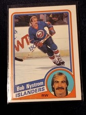 1984-85 Topps Hockey - #98 Bob Nystrom - New York Islanders EX-NM Condition 