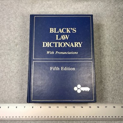 BLACKS LAW DICTIONARY Fifth Edition 1979 Hardcover Vintage 2nd Reprint 1980 Rare