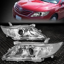 For 10-11 Toyota Camry Chrome Housing Clear Corner Projector Headlight Head Lamp