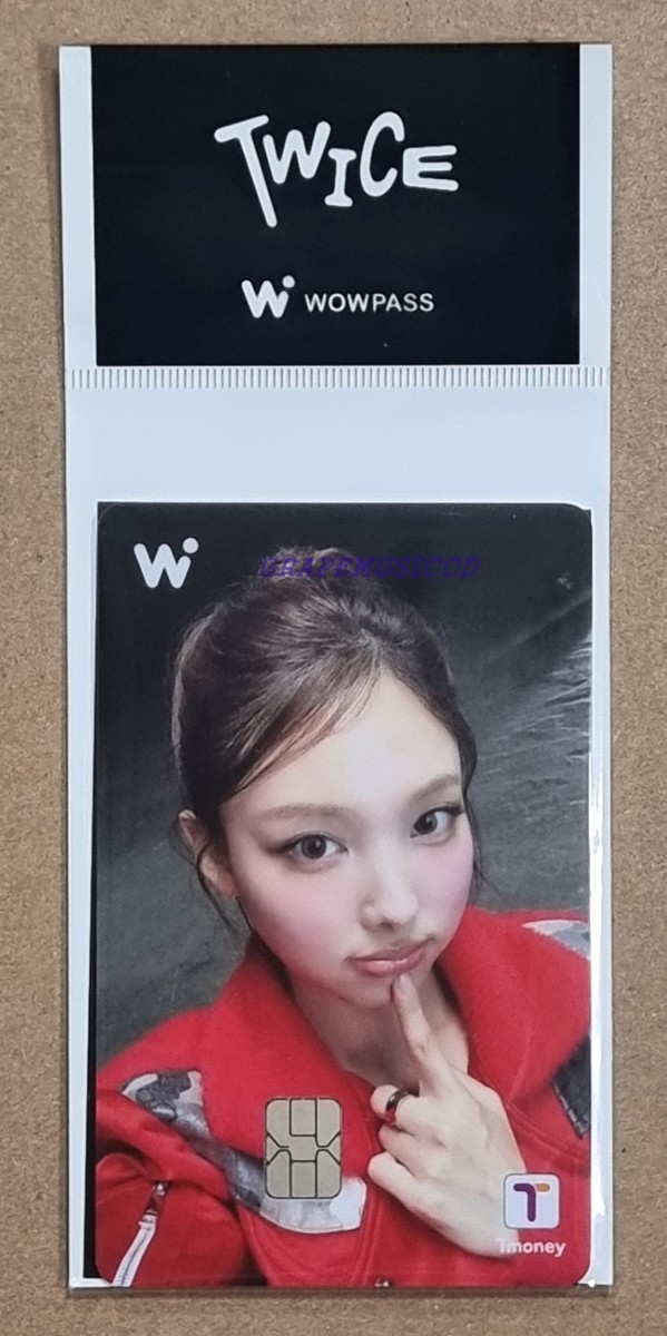 TWICE OFFICIAL MD GOODS 10TH Anniversary WOWPASS WOW PASS CARD