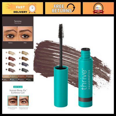 Tinted Eyebrow Gel - Instant Brow Fix, Deep Brown, Long-Lasting, Smudge-Proof