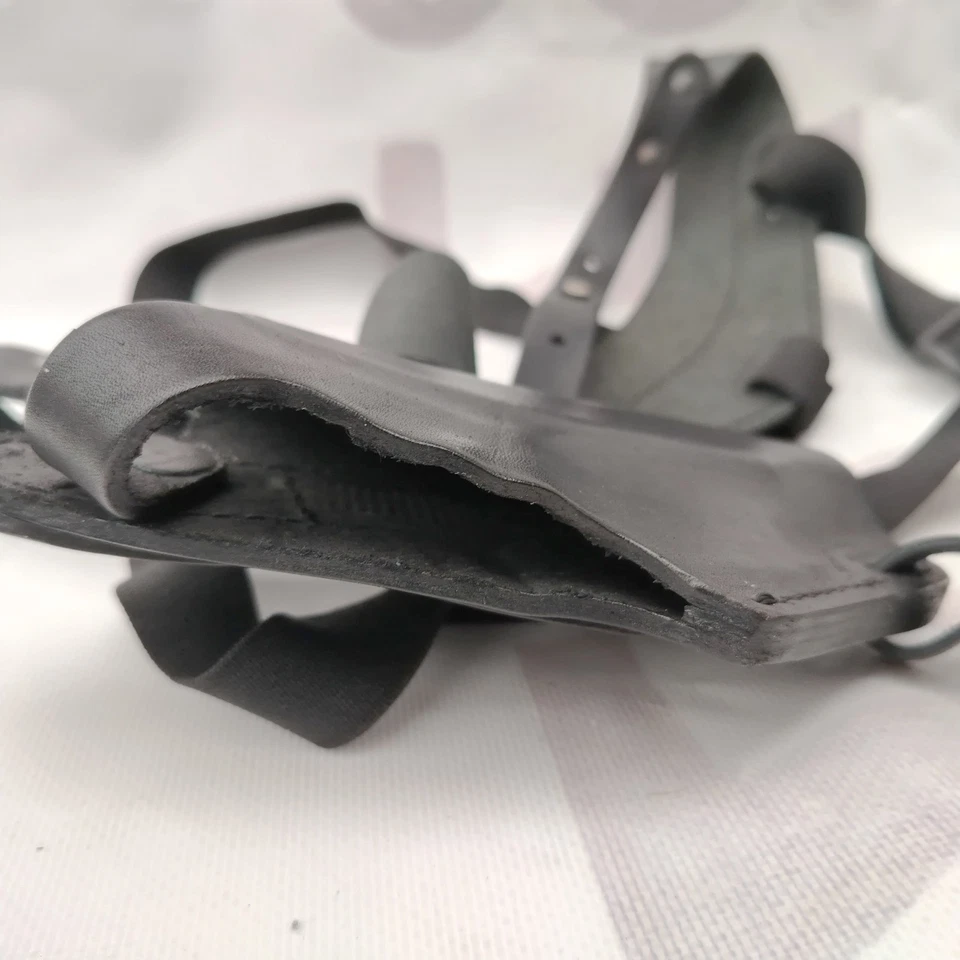 Real Leather Horizontal Shoulder Belt Holster for Makarov gun underarm Russian - Image 3 of 4