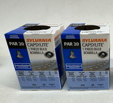 Sylvania Capsylite Par20 Bulb 50PAR20/CAP/NFL Indoor Outdoor 2 Lot