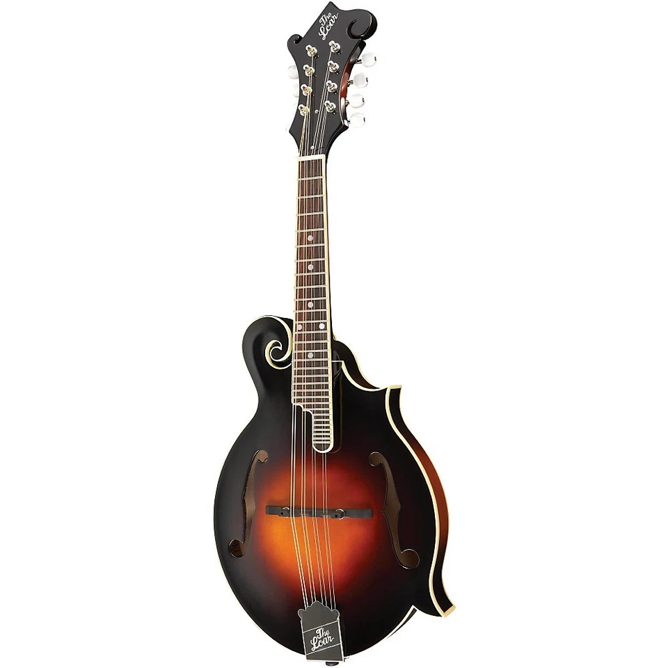 Mandolina acústica Sunburst modelo F tallada a mano The Loar LM-520 Foto 3 de 4