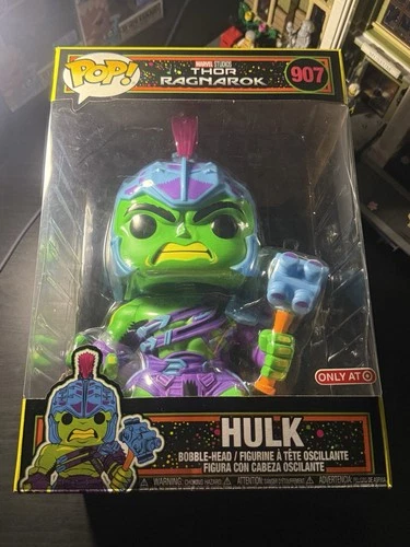 Funko Pop Hulk Target Exclusive Blacklight Thor Ragnarok Marvel #907