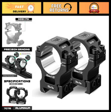 High Precision 7075 Aluminum Scope Rings 30mm 34mm 1" Picatinny Mount Medium/Hig
