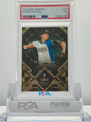 SHOHEI OHTANI 2016BBM GENESIS PITCHING #10 PSA5!LOWPOP!(RC)