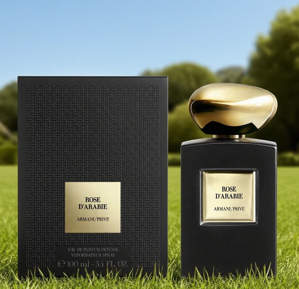 Туалетная вода-спрей унисекс Armani Prive Rose D'arabie от Giorgio Armani 3,4 унции 100 мл новая - Изображение 4 из 4