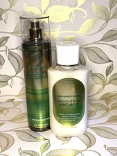 Bath & Body Works COCONUT LIME VERBENA Body Lotion + Fine Fragrance Mist
