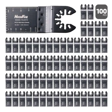 100 PCS 1-3/8 Inch Oscillating Saw Blades, Professional Universal Multitool B...