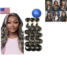 YOUNGHANN 24 26 28 Inch Human Hair P1b/613 Blonde Body Wave Brazilian Virgin