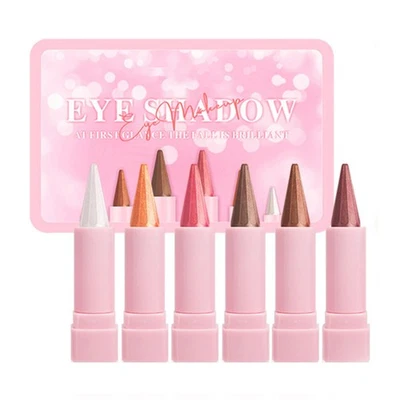 Frauen Spitz Zulaufende Lidschattenstifte Hochpigmentiert Lidschattenstift-Set - Bild 1 von 4