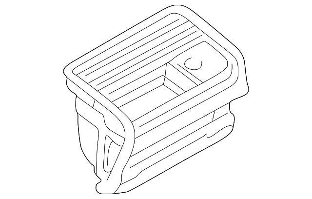 Genuine BMW 3 Series E46 Rear Ashtray With Cover Black 51168225988
