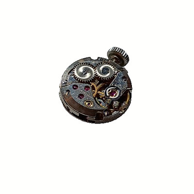 Bucherer Watch Movement 17j Ladies 13.6mm Good Balance watch parts or restore