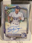 2025 Bowman Jac Caglianone /150 Chrome Prospect HTA CHOICE Refractor Auto ROYALS
